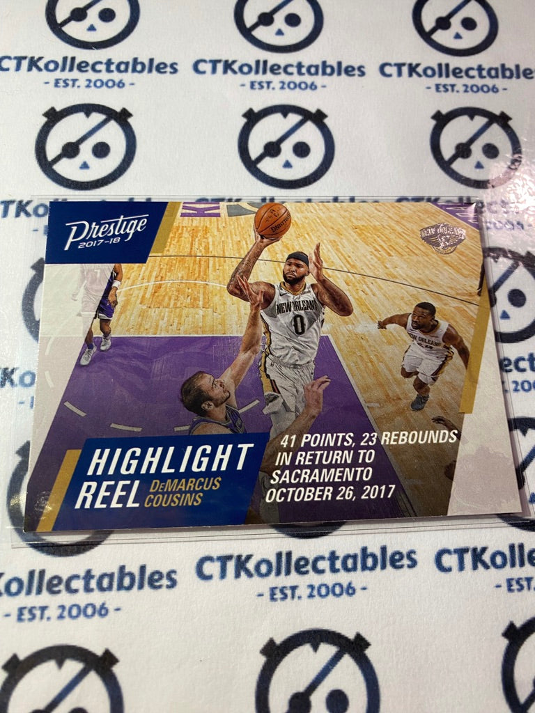 2017-18 Panini NBA Prestige DeMarcus Cousins Highlight Reel #2 Pelicans