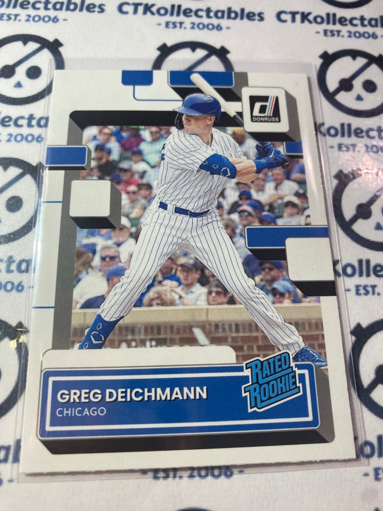 2022 Panini Donruss Baseball Rated Rookie #45 Greg Deichmann chicago