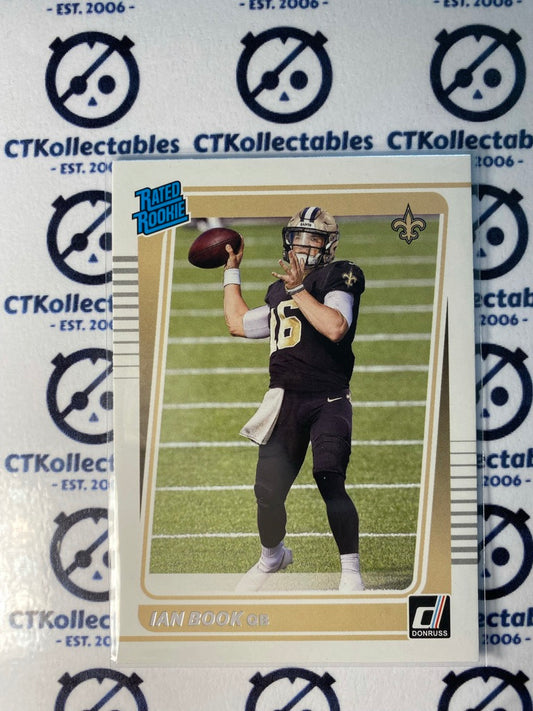2021 NFL Donruss Rated Rookie Ian Book RC #269 Saints QB