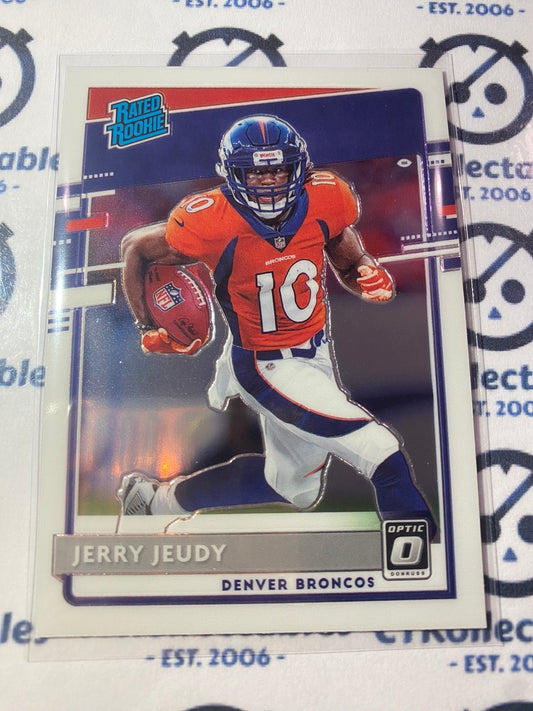2020 Panini NFL Donruss Optic Jerry Jeudy Rated Rookie #157 Broncos