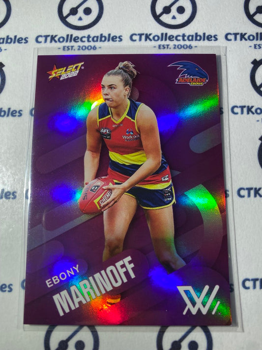 2022 AFL Footy Stars Purple Parallel - Ebony Marinoff PP182 AFLW