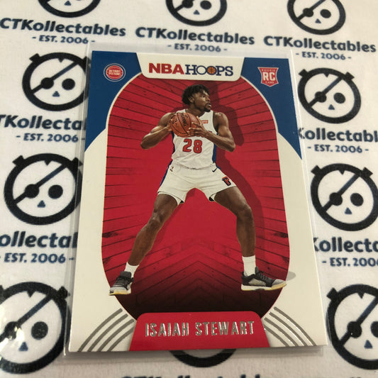 2020-21 NBA Hoops Isaiah Stewart rookie card RC #233 Pistons