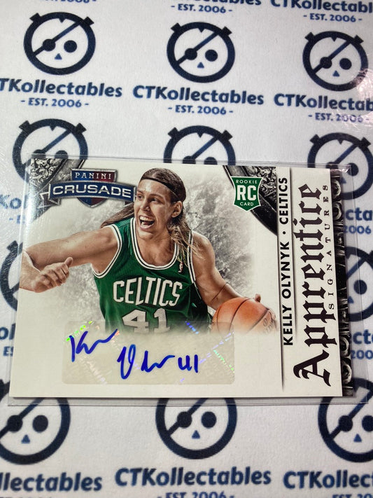 2013-14 NBA Panini Crusade Kelly Olynyk Apprentice Signatures RC Auto Celtics