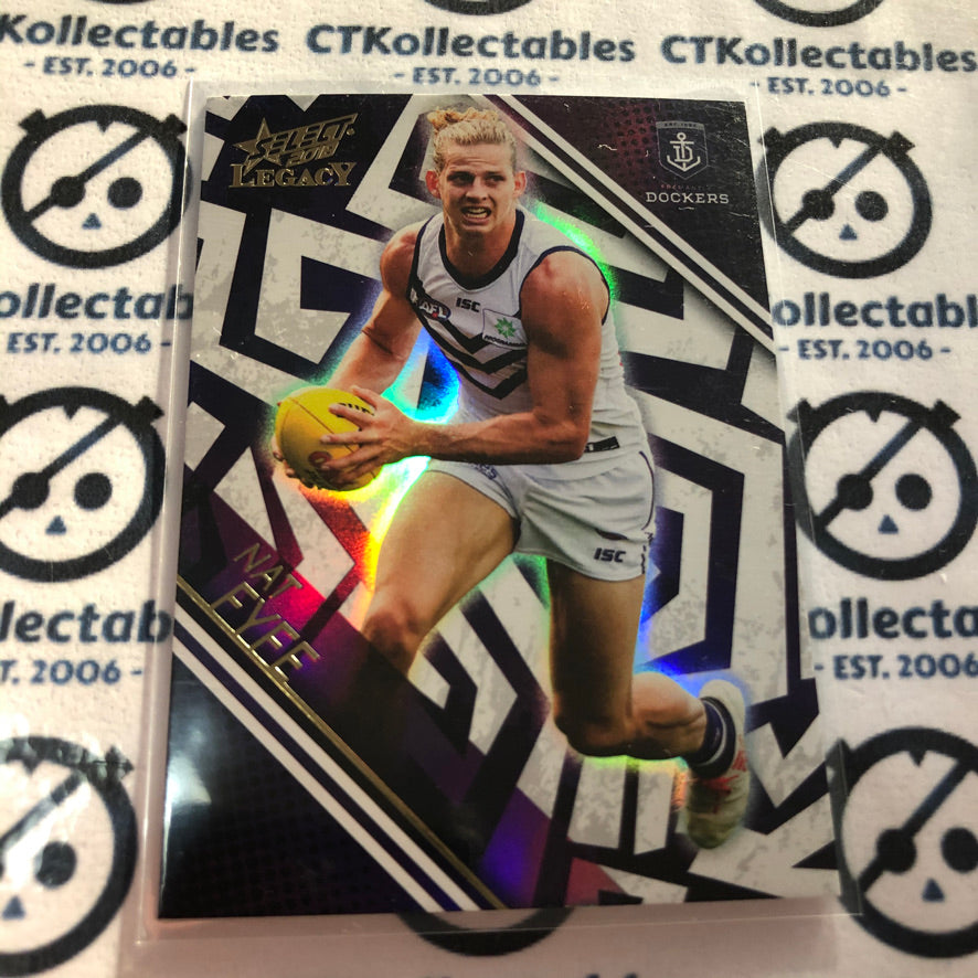 2018 AFL Select Legacy holographic Parallel Nat Fyfe #128/350 #HP70