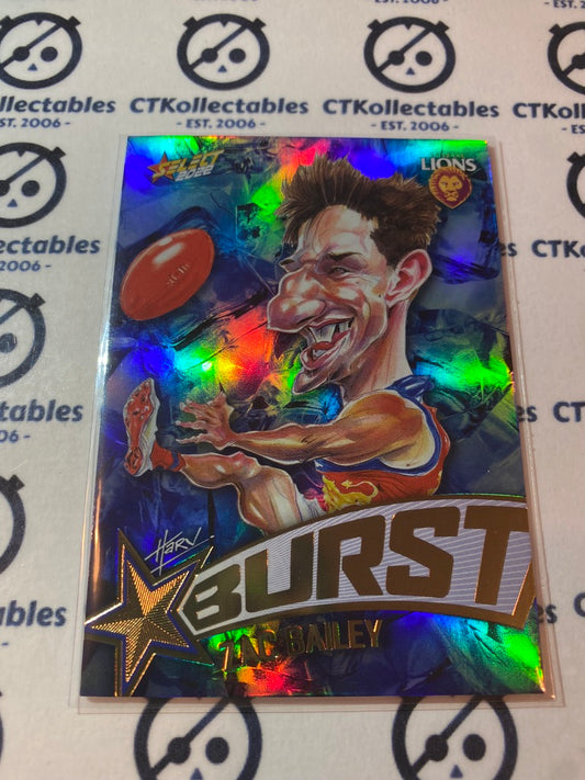 2022 AFL Footy Stars Starburst Ice - Zac Bailey SBi5