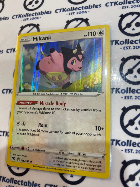 Miltank Holo Rare #126/189 2022 Sword & Shield Astral Radiance Pokemon Card