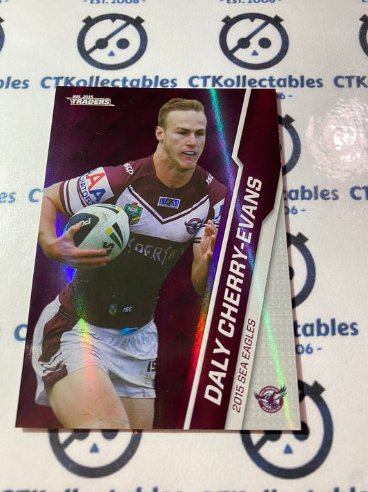 2015 NRL Traders Silver Parallel #P48 Daly Cherry-Evans Manly