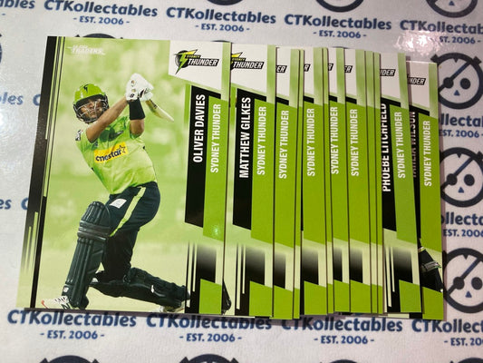 2022/2023 TLA Cricket Traders Sydney Thunder 12 common card set