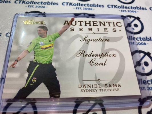 2022/2023 TLA Cricket Traders Authentic Series Redemption Daniel Sams #054/126