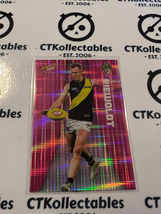 2022 AFL Footy Stars Prestige Jack Riewoldt Pink Parallel #243/325 Tigers