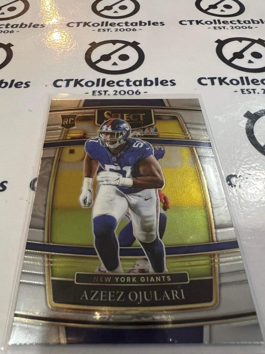 2021 NFL Panini Select Azeez Ojulari Concourse Rookie RC #91 Giants