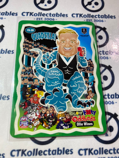 2021 AFL Teamcoach Ollie Wines Glow Oddbodz FB-26 Power