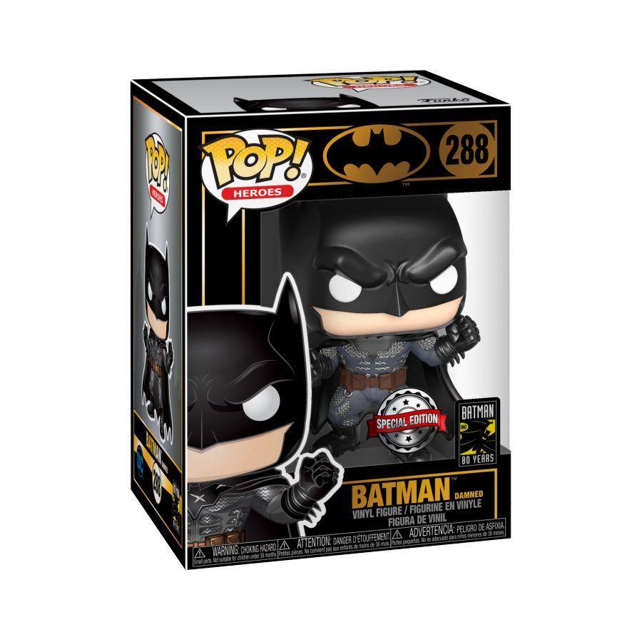 Batman Damned-Silver 80th Anniversary #288 Funko POP! Heroes