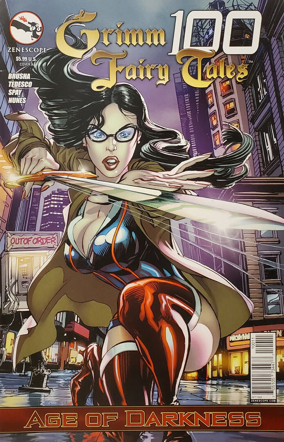 GRIMM FAIRY TALES  # 100 AGE OF DARKNESS VARIAT ZENESCOPE COMIC BOOK 2014