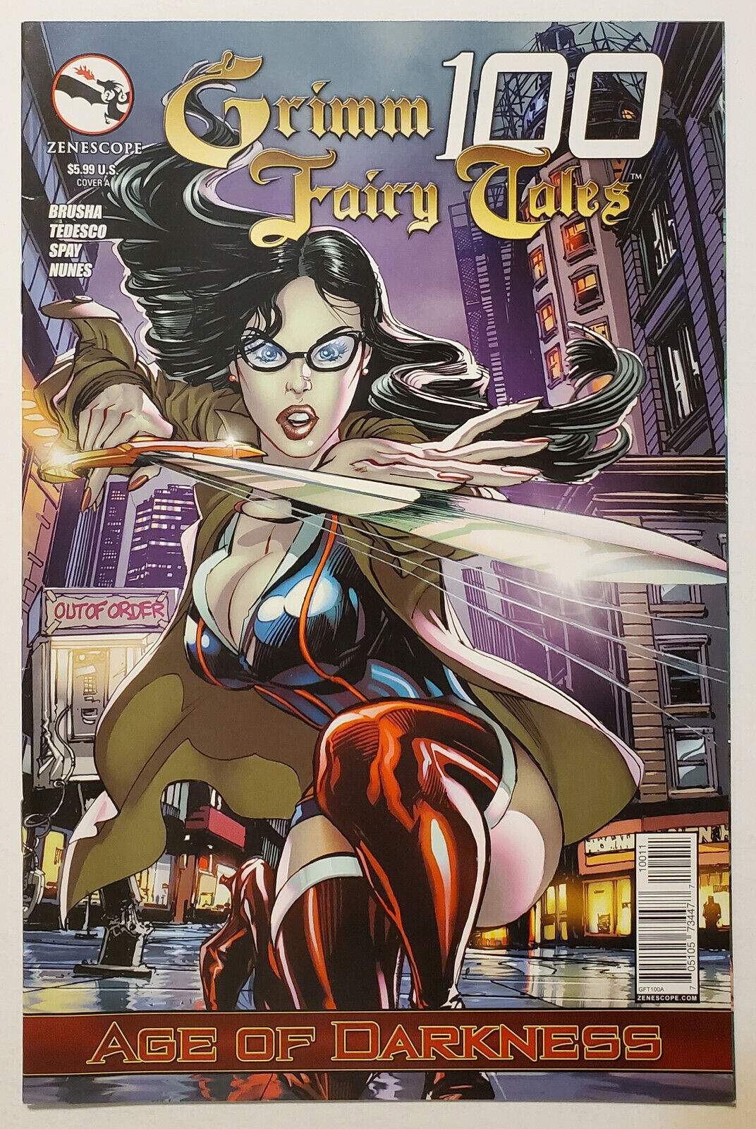 GRIMM FAIRY TALES  # 100 AGE OF DARKNESS VARIAT ZENESCOPE COMIC BOOK 2014