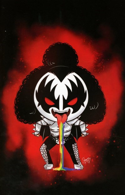 KISS  # 1 VARIANT VIRGIN GENE SIMONS COVER DYNAMITE COMICS  2016