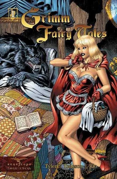 GRIMM FAIRY TALES # 1 SECOND PRINTING ZENESCOPE COMIC BOOK 2007