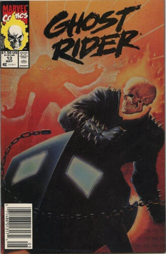 GHOST RIDER # 13  MARVEL COMIC BOOK 1991