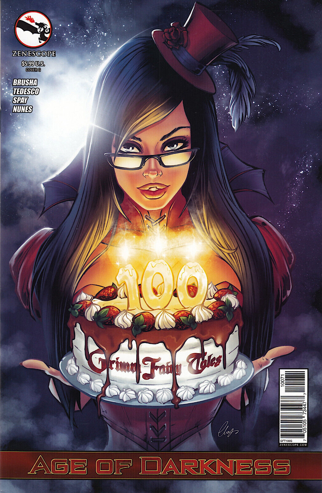 GRIMM FAIRY TALES  # 100 VARIAT COVER G ZENESCOPE COMIC BOOK 2014