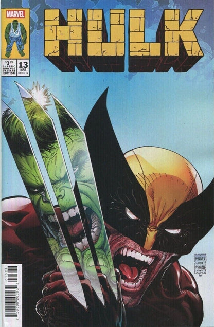 HULK  # 13 REPRINT CLASSIC HOMAGE VARIANT  EDITION MARVEL COMIC BOOK 2023