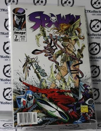 SPAWN  # 7  AUSTRALIA VARIANT 1st ANGELA  VF  IMAGE  McFARLANE COLLECTABLE  COMIC BOOK 1993