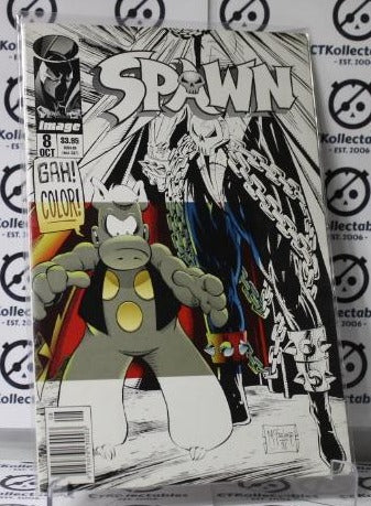SPAWN  # 8 AUSTRALIA VARIANT  VF  IMAGE  McFARLANE COLLECTABLE  COMIC BOOK 1993