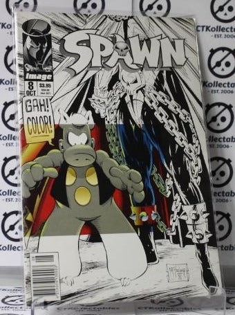 SPAWN  # 8 AUSTRALIA VARIANT  VF  IMAGE  McFARLANE COLLECTABLE  COMIC BOOK 1993