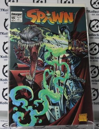 SPAWN  # 15 VF / NM  IMAGE  McFARLANE COLLECTABLE  COMIC BOOK 1993