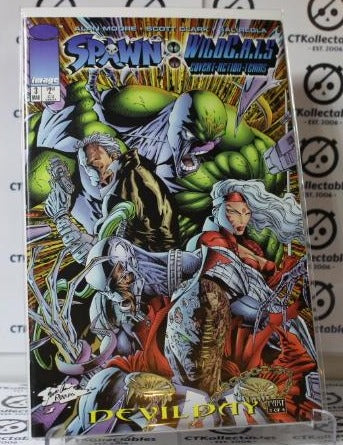 SPAWN WILD C.A.T.S # 3 DEVIL DAY NM IMAGE  COMIC BOOK 1996