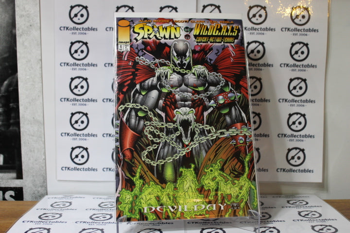 SPAWN WILD C.A.T.S # 4 DEVIL DAY NM IMAGE  COMIC BOOK 1996