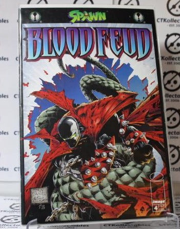 SPAWN  BLOODFEUD  # 4  VF IMAGE  McFARLANE COLLECTABLE  COMIC BOOK 1995