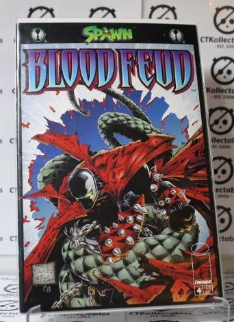 SPAWN  BLOODFEUD  # 4  VF IMAGE  McFARLANE COLLECTABLE  COMIC BOOK 1995