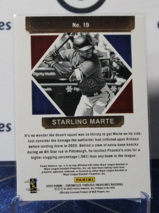 2021 PANINI BASEBALL STARLING MARTE # 19 TIMELESS TREASURES ARIZONA DIAMONDBACKS