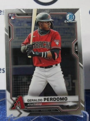 2021 BOWMAN CHROME BASEBALL GERALDO PERDOMO # 98 ROOKIE ARIZONA DIAMONDBACKS