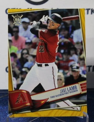 2019 TOPPS BIG LEAGUE BASEBALL JAKE LAMB # 187  GOLD ARIZONA DIAMONDBACKS