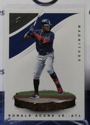 2020 PANINI MAGNITUDE BASEBALL RONALD ACUNA JR. # 7 ATLANTA BRAVES