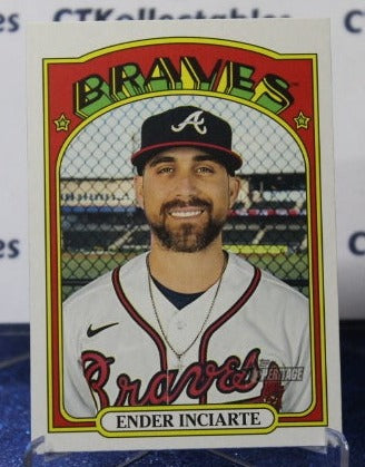 2020 TOPPS BASEBALL ENDER INCIARTE # 374  ATLANTA BRAVES