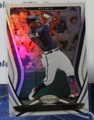 2020 PANINI CERTIFIED BASEBALL RONALD ACUNA JR. # 13  ATLANTA BRAVES