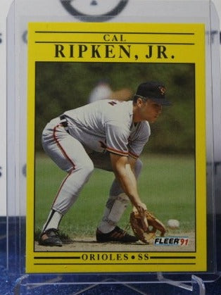 1991 FLEER BASEBALL CAL RIPKEN JR. # 490  BALTIMORE ORIOLES