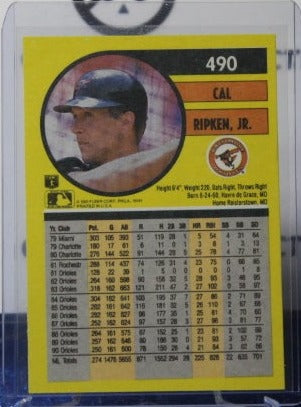 1991 FLEER BASEBALL CAL RIPKEN JR. # 490  BALTIMORE ORIOLES