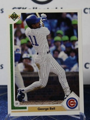 1991 UPPER DECK GEORGE BELL #742 CHICAGO CUBS  BASEBALL