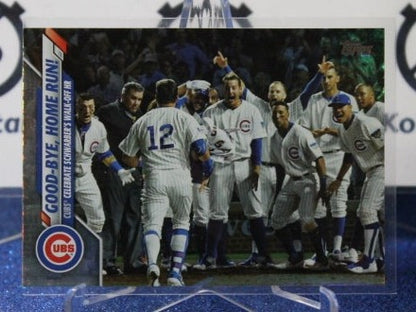 2020 TOPPS  CHROME GOOD-BYE, HOME RUN # 325 CHICAGO CUBS  BASEBALL