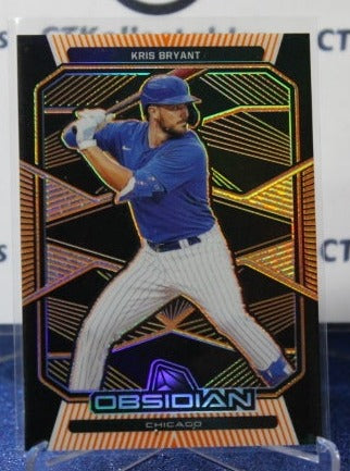 2020 PANINI CHRONICLES OBSIDIAN  KRIS BRYANT # 48 REFRACTOR 02/50 CHICAGO CUBS  BASEBALL