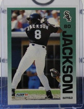 1992 FLEER  BO JACKSON # 86 CHICAGO WHITE SOX  BASEBALL