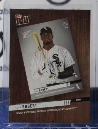 2020 TOPPS NOW  LUIS ROBERT  # BTN-9  ROOKIE CHICAGO WHITE SOX  BASEBALL