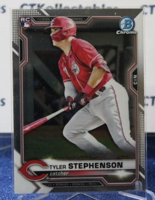 2021 BOWMAN CHROME TYLER STEPHENSON  # 87 ROOKIE  CINCINNATI REDS BASEBALL