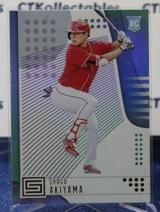 2020 PANINI STATUS SHOGO AKIYAMA  # 5 ROOKIE CINCINNATI REDS BASEBALL