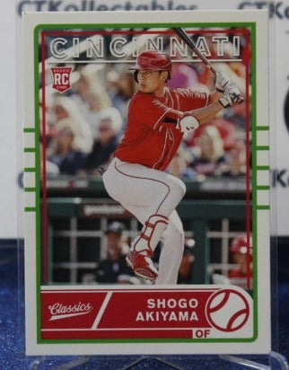 2020 TOPPS CLASSIC SHOGO AKIYAMA  # 7 ROOKIE CINCINNATI REDS BASEBALL