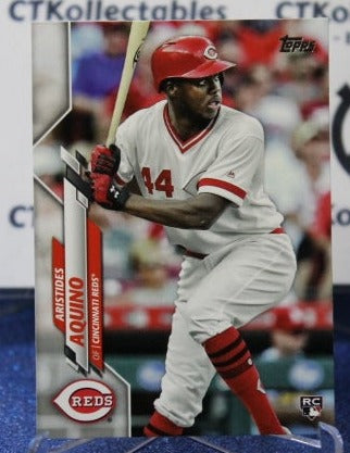 2020 TOPPS  ARISTIDES AQUINO # 20 ROOKIE  CINCINNATI REDS BASEBALL