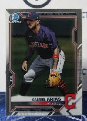 2021 BOWMAN CHROME PROSPECTS GABRIEL ARIAS # BCP-172 CLEVELAND INDIANS BASEBALL